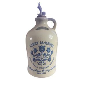 Vtg Henry McKenna Stoneware 1gallon Whisky Bourbon Jug